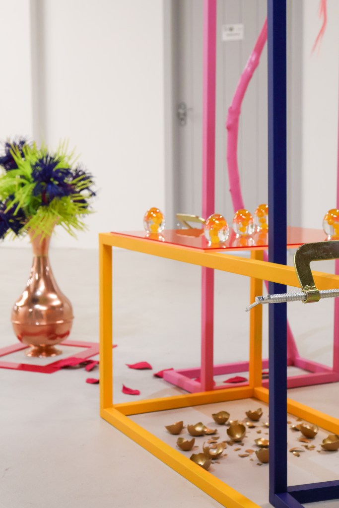 Olivia Rees Artist Too Good To Eat 2025 'Over Yoked' Installation View